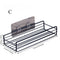 Punch-free Kitchen Cabinet Door Storage Box Iron Rack Wall-mounted Cabinet Plastic Wrap Rack Bathroom Refrigerator Rack