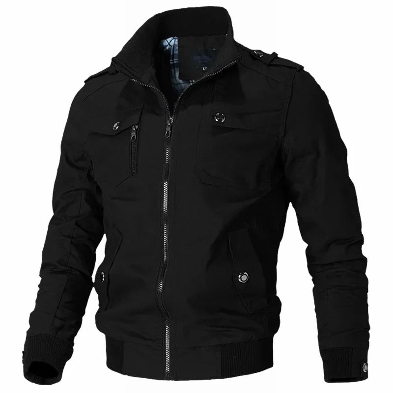 Autumn Winter Windbreaker Male Waterproof Field Jackets Hiking Camping Coat Casual Baseball Jacket Fishing Outerwear Man Clothes - Evallys.com