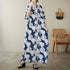 Vintage Cotton Summer Maxi Dress – Harajuku Floral Beachwear - Evallys.com