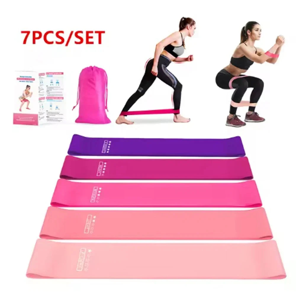 Gym Fitness Resistance Bands for Yoga Stretch Pull Up Assist Bands Rubber Crossfit Exercise Training Workout Equipment - Evallys.com