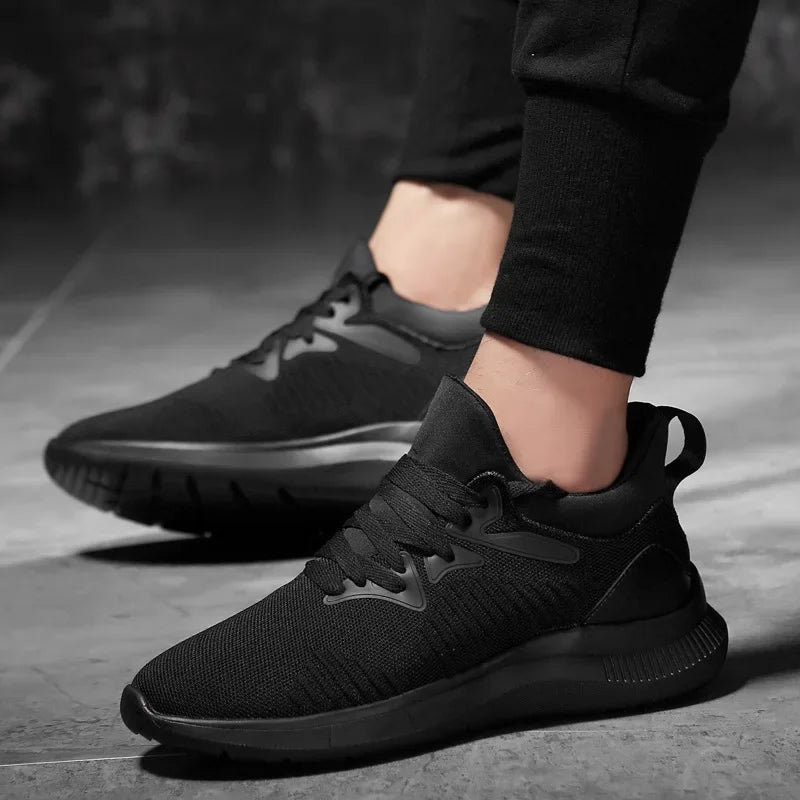 Men’s Elevator Sneakers – Breathable Mesh Height Increasing Shoes (6–10CM) - Evallys.com