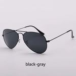 Top Quality Real Glass Lenses Men Women Sunglasses Brand Fashion Pilot Metal Frame Classic Style Outdoor UV400 Sun Glasses - Evallys.com