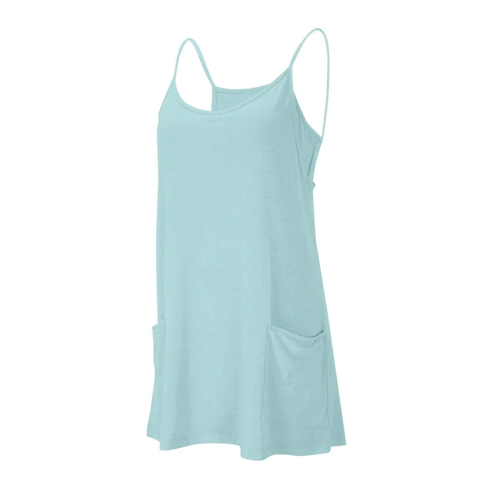 Women’s Sport Mini Dress – Sleeveless Summer Casual Tennis Dress - Evallys.com