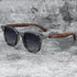 Sunglasses for Men Women's Trendy Retro Wood Grain Polarized UV Protection Eyewear Cycling Outdoor Street Photography - Evallys.com