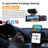1080P WIFI Dual camera Dash Cam for cars,Front And Inside,car camera with IR Night Vision,Loop Recording,wide angle Car DVR Came - Evallys.com