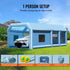 SucceBuy Inflatable Paint Booth Inflatable Spray Booth with Powerful Blowers and Air Filter System Portable Car Paint Booth