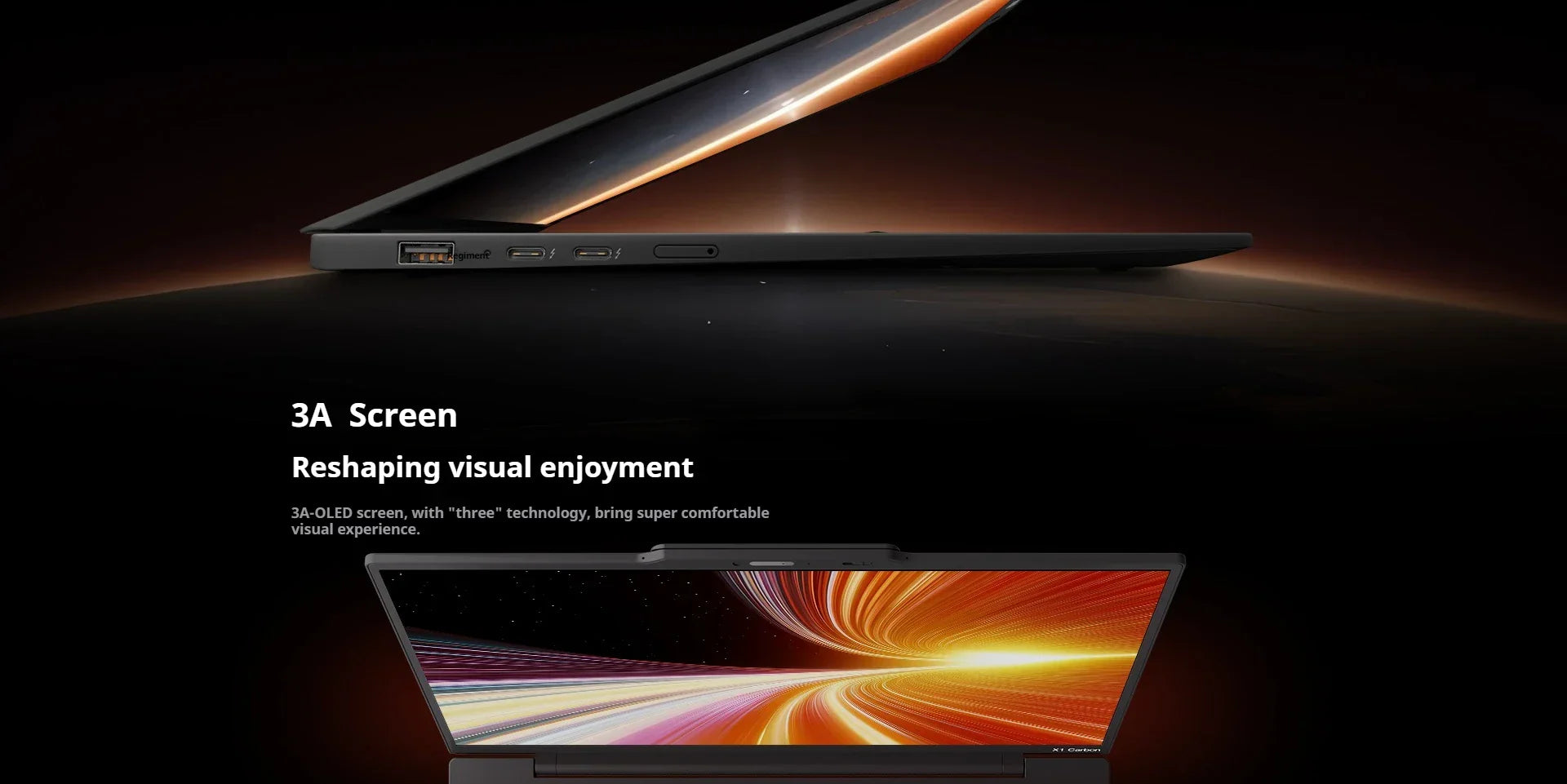 Lenovo ThinkPad X1 Carbon Aura Laptop Intel Core Ultra 7 258V 32G/2TB SSD Intel Arc Xe2 14-inch 2.8K 120Hz screen Notebook PC - Evallys.com