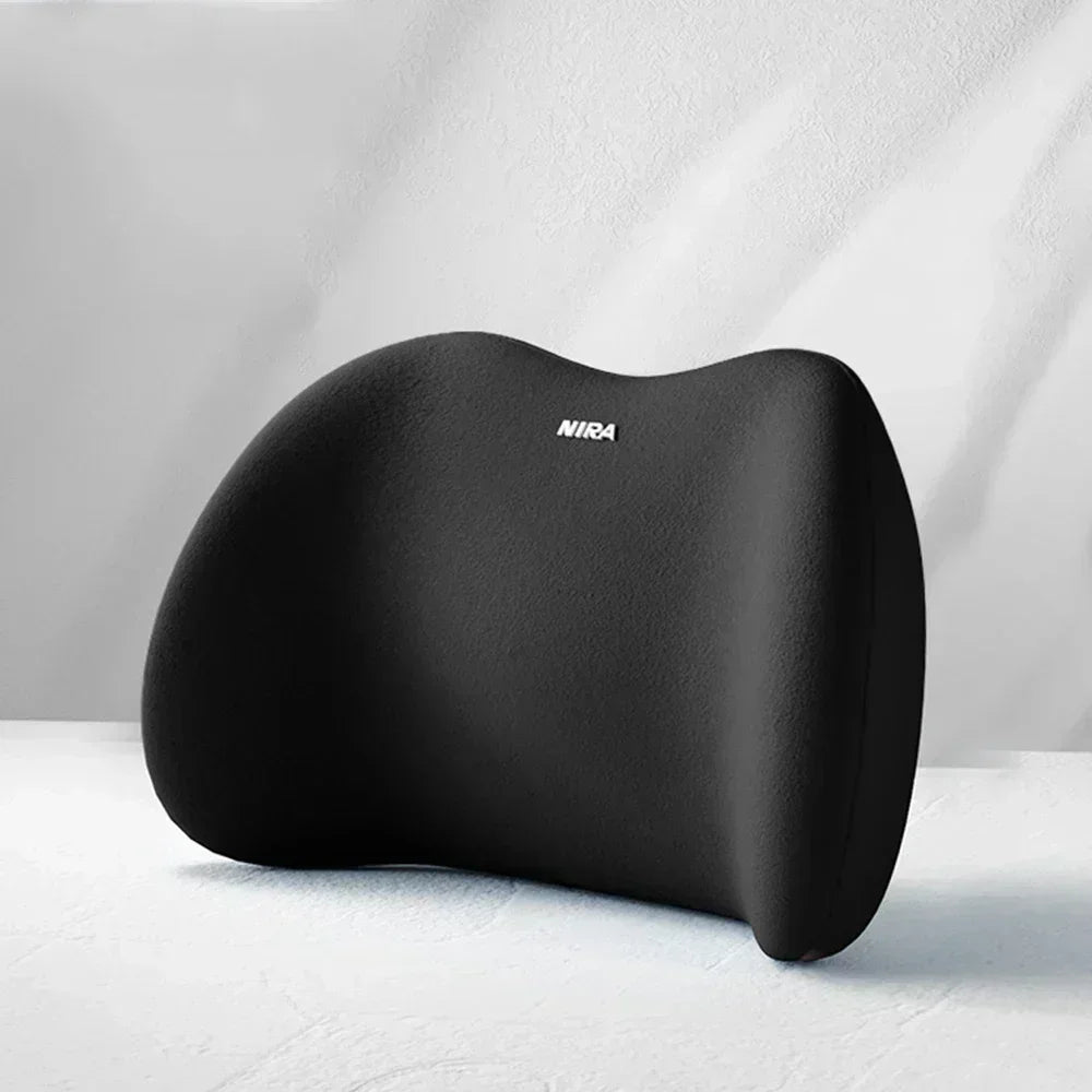 Car Headrest Lumbar Support Memory Foam Vertebral Lumbar Support Car Neck Pillow Back Cushion Office Car Interior Accessories - Evallys.com