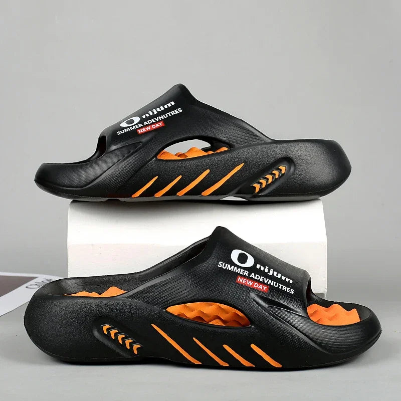 2024 Men’s Massage Slippers – Comfortable EVA Slides for Indoor & Outdoor - Evallys.com