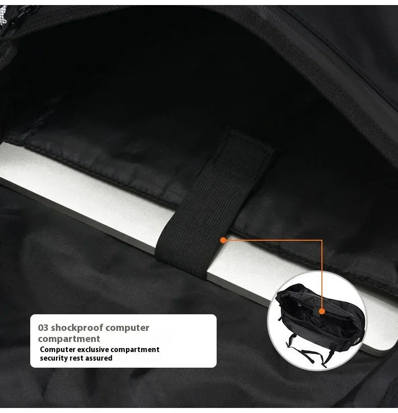 Men’s Nylon Shoulder Bag – Japanese Style Laptop Sling & Messenger Bag - Evallys.com