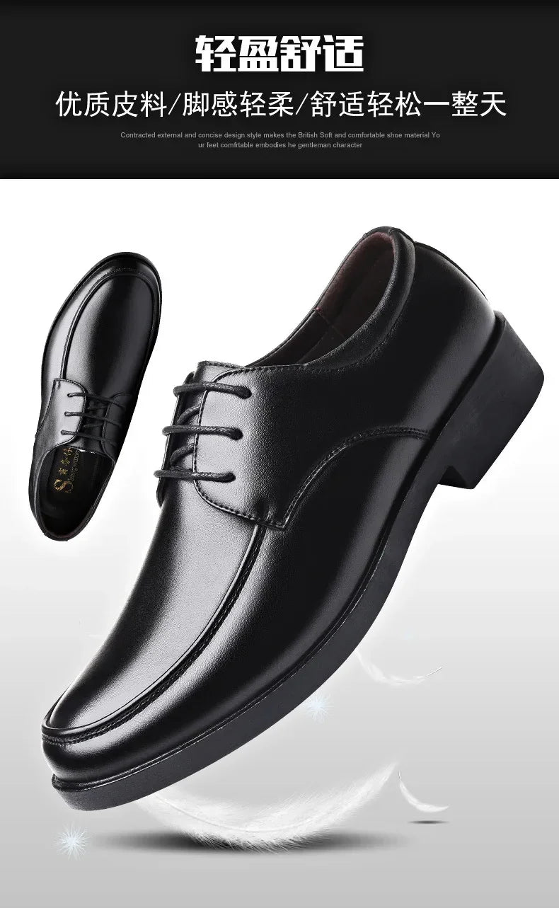 Mens Dress Shoes Men's Formal Original Leather Italian Skin Shoes for Men Elegant Casual Business Luxury Social Male Shoe - Evallys.com