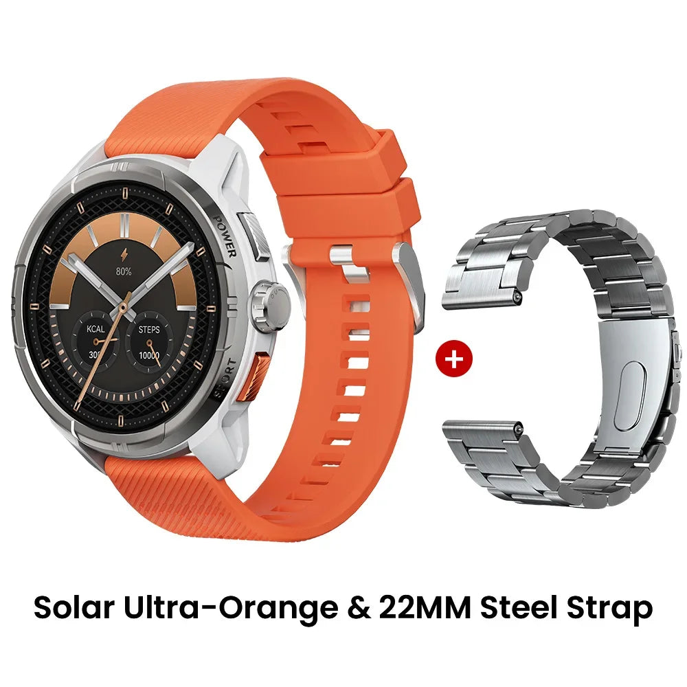 HAYLOU Solar Ultra GPS Smart Watch 1.6” AMOLED Display 60Hz Refresh Rate Bluetooth Calls 5ATM Water Resistance Sports Smartwatch - Evallys.com