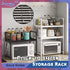Kitchen Storage Rack Microwave Shelf Condiment Organizer Shelf Multi-Layer Simple Countertop Tidying Shelves Kitchen Accessories