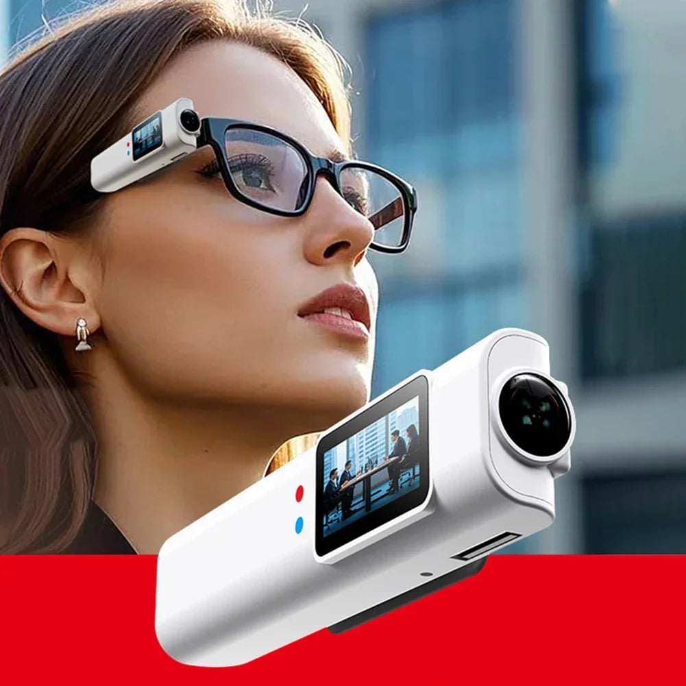 2.7K HD Glasses Camera WiFi Motorcycle Action Cam 250mAh Battery Sports DV DVR Video Recorder Sound Recording Eyeglasses Camera - Evallys.com