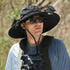 Solar Fan Sun Hat – Wide Brim Outdoor UV Protection Fishing Hat - Evallys.com
