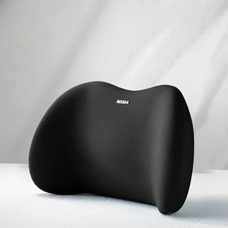 Car Headrest Lumbar Support Memory Foam Vertebral Lumbar Support Car Neck Pillow Back Cushion Office Car Interior Accessories - Evallys.com