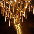 LED Meteor Shower Rain Lights Waterproof Falling Raindrop Fairy String Light Christmas Decoration Outdoor Holiday Party Patio - Evallys.com