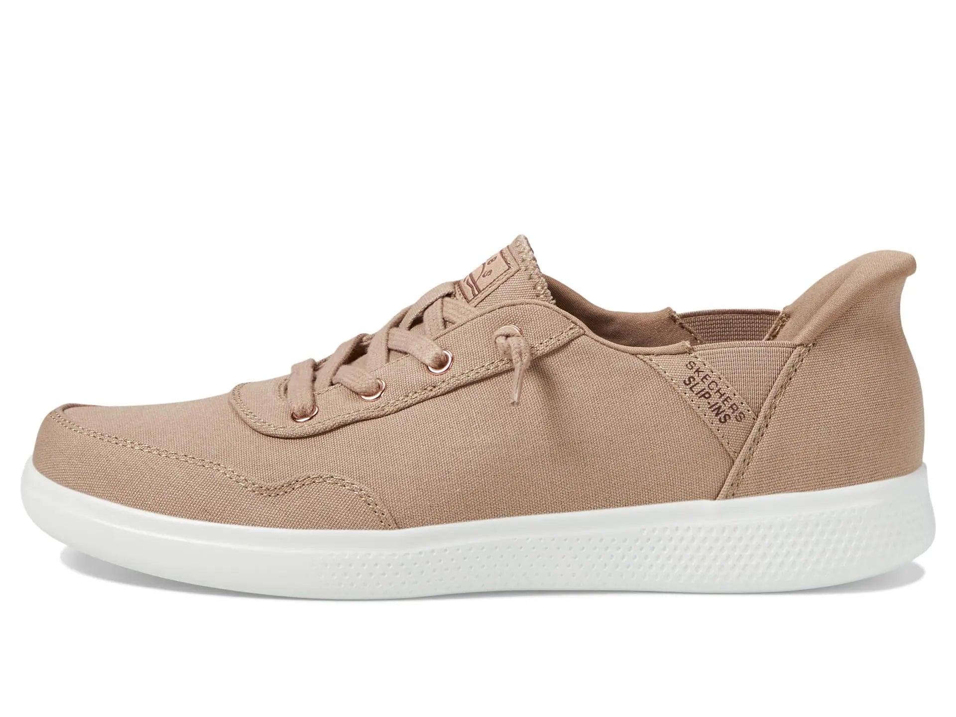 Skechers Women's Hands Free Slip-Ins Skip Cute - B Cute Sweet Sneaker 10 Tan - Evallys.com # #