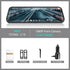 10 Inch Mirror Camera for Car Touch Screen Video Recorder Rearview Mirror Dash Cam Front and Rear Camera Mirror DVR Black Box - Evallys.com