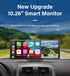 10.26'' Dash Cam 4K Car Mirror Video Player Wireless Carplay Android Auto GPS Car Monitor Multimedia Rearview Camera Dashboard - Evallys.com