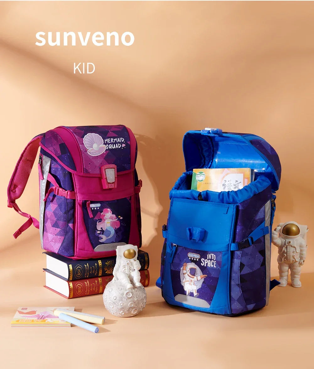 Sunveno School Bag Children's School Backpack Kids Backpack for Boys Girls Elementary Kindergarten Preschool School Bag - Evallys.com