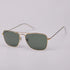 Top Quality Sunglasses Men Women Eyeglasses Goggles Eyewear Shades Fashion Square Metal Frame Glass Lenses UV400 Sun Glasses - Evallys.com