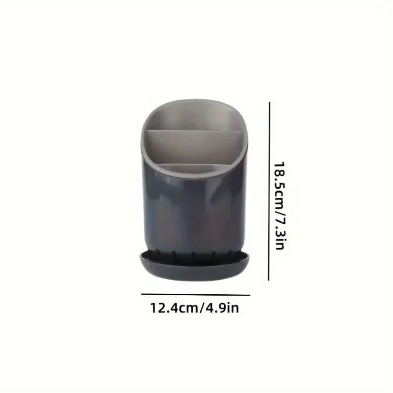 1pc Cutlery Storage Holder Plastic Drainer Drain Containers Drying Rack Tableware Table Knife Spoon Fork Container Kitchen Tool