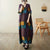 Vintage Cotton Summer Maxi Dress – Harajuku Floral Beachwear - Evallys.com