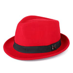 Men's Wool Fedora Hat – Winter Warm Felt Jazz Cap for Parties - Evallys.com