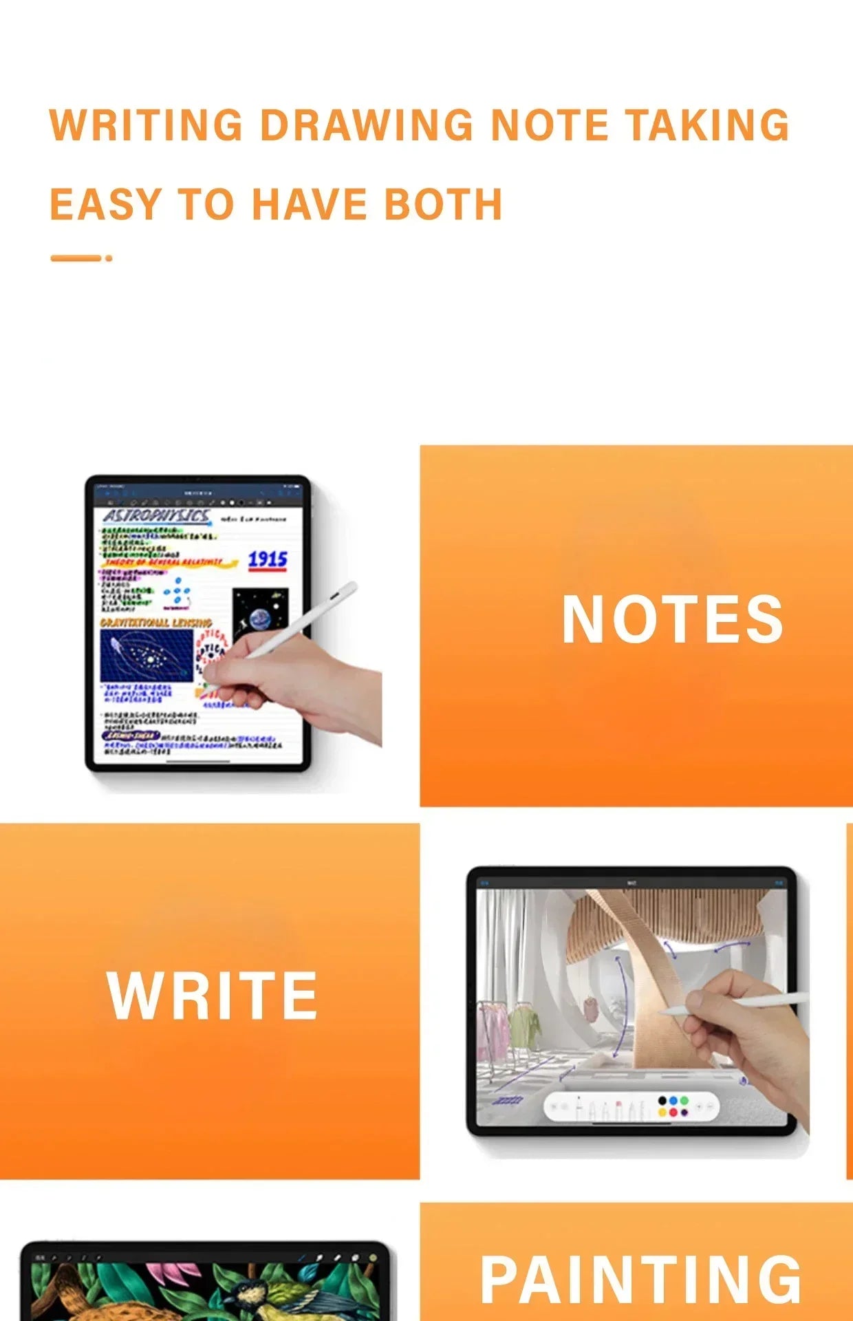 2024 Universal Stylus Pen For Android IOS Windows Tablet/Mobile Phone Capacitive Touchscreen Pen For Samsung Huawei Apple Xiaomi - Evallys.com