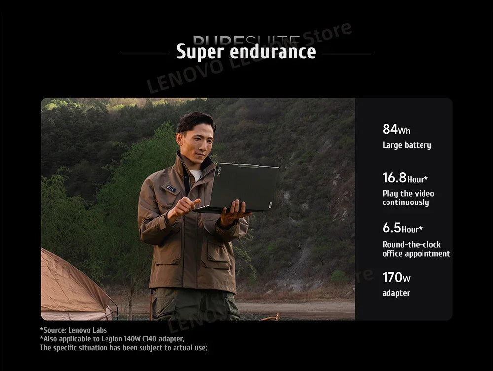 2024 Lenovo YOGA Pro 16s AI Laptop Intel Ultra 9 185H 32GB 1TB SSD RTX 4060 8G GPU 16 inch 165Hz 100% P3 Screen Notebook New PC - Evallys.com