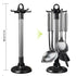 Kitchen Rotary Storage Rack Rotatable Kitchenware Organizer Hooks Spatula Spoon Knife Storage cabinet Kitchen Accessories