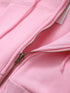 TRAF 2024 Spring Female Casual Hoodies Zipper Coats+Elastic Waist Baggy Pants 2 Pieces Set Elegant Loose Solid Pink Grey Pants - Evallys.com