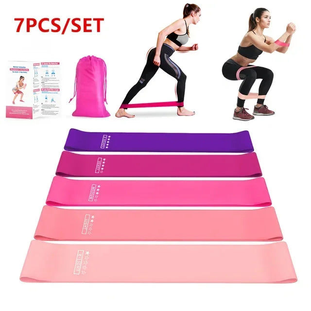 Gym Fitness Resistance Bands for Yoga Stretch Pull Up Assist Bands Rubber Crossfit Exercise Training Workout Equipment - Evallys.com