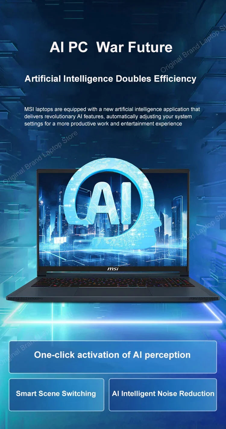 2024 MSI Cyborg 15 Gaming Laptop 15.6 Inch FHD 144Hz IPS Screen Netbook Intel Ultra7-155H 16GB 512GB RTX4060 Notebook Computer - Evallys.com # #