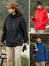 Spring Autumn Casual Jacket Men/Women Outdoor Waterproof and Windproof Hooded Windbreaker Coats - Evallys.com