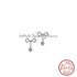 Star Boutique Jewelry Store Hot Selling S925 Silver Bow 3D Saturn Earrings Sweet Women's Jewelry - Evallys.com