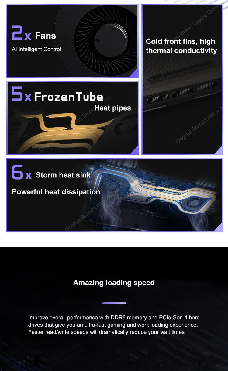 2024 MSI Sword 16 HX Laptop 16 Inch 2.5K QHD 240Hz IPS Screen Notebook i7-14700HX 16GB 1TB SSD RTX4070 Gaming Netbook Computer - Evallys.com