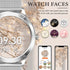 Smart Watch For women - Advanced Fitness Tracker with Wireless Call, Music Time Display, Step Counting, Calories Burned - Evallys.com