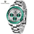 40mm New V2 PAGANI DESIGN Men's Quartz Watches Sapphire Retro Chronograph Stainless Steel Waterproof Watch Men Relogio Masculino - Evallys.com