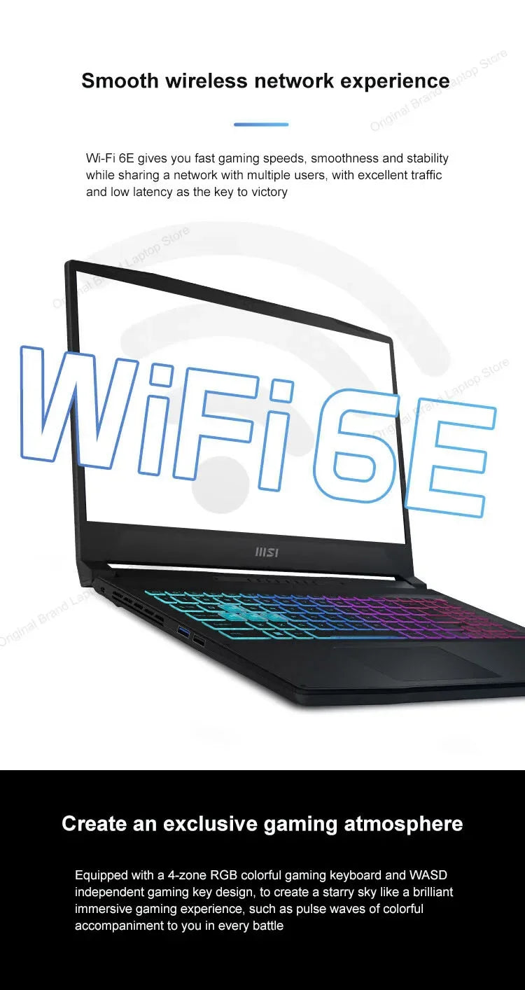 2024 MSI Katana A15 AI Laptop 15.6 Inch 2.5K QHD 165Hz IPS Screen Notebook AMD Ryzen R7-8845HS 32GB 1TB RTX4060 Gaming Computer - Evallys.com