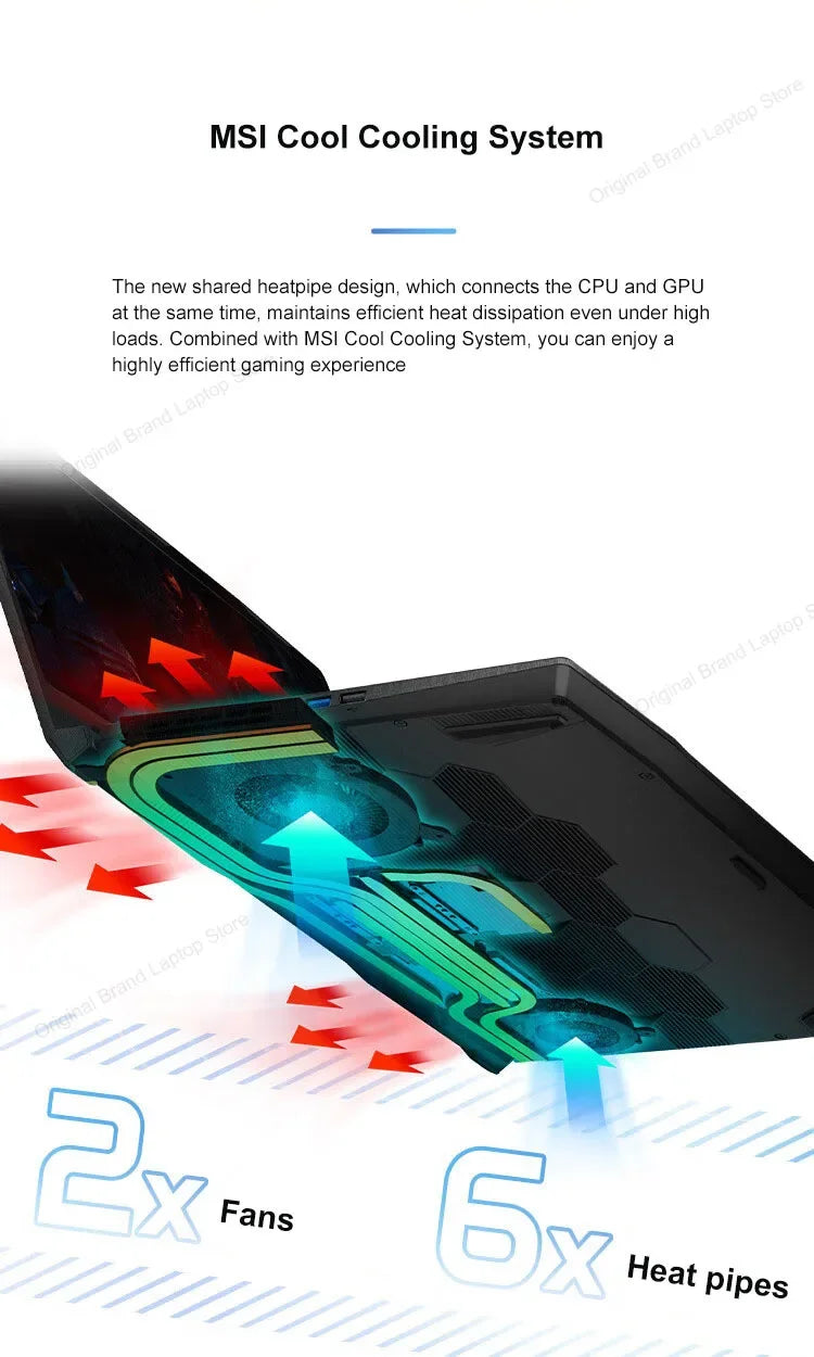 2024 MSI Katana A15 AI Laptop 15.6 Inch 2.5K QHD 165Hz IPS Screen Notebook AMD Ryzen R7-8845HS 32GB 1TB RTX4060 Gaming Computer - Evallys.com