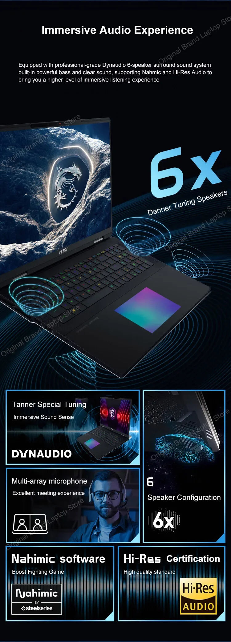 2024 MSI Titan 18 Ultra Gaming Laptop 18 Inch UHD 4K Mini LED 120Hz IPS Screen Notebook i9-14900HX 64GB 2TB RTX4080 Netbook PC - Evallys.com