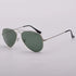 Top Quality Real Glass Lenses Men Women Sunglasses Brand Fashion Pilot Metal Frame Classic Style Outdoor UV400 Sun Glasses - Evallys.com