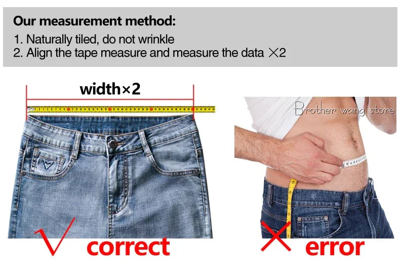 Men White Jeans Fashion Casual Classic Style Slim Fit Soft Trousers Male Brand Advanced Stretch Pants - Evallys.com