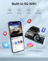 Upgrade AZDOME M550 Pro Car DVR Dash Cam 4K 5.8Ghz WiFi 2/3 Cameras Front/Cabin/Rear Cam GPS Night Vision Parking Monitor داش كا - Evallys.com