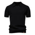 AIOPESON Men's Summer Breathable Polo Shirt Short Sleeve Solid Color Casual Polo Shirts for Men Lightweight Stretch Polo ﻿ - Evallys.com