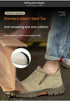 Mens Work Boots Composite Toe Safety Footwear Metatarsal Guard Puncture-Proof Construction Work Shoes Anti-Slip Rubber Outsole - Evallys.com