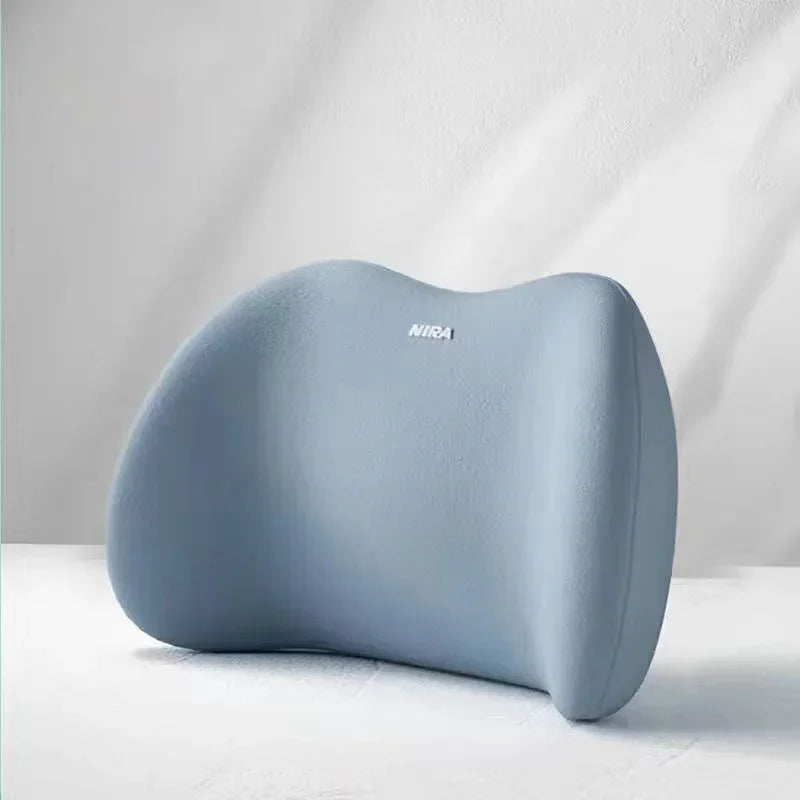 Car Headrest Lumbar Support Memory Foam Vertebral Lumbar Support Car Neck Pillow Back Cushion Office Car Interior Accessories - Evallys.com