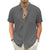 Men's Lightweight Hawaiian Shirts Cotton Linen Breathable Short Sleeve Shirts Vacation Beach Casual Summer Men Tops with Pocket - Evallys.com